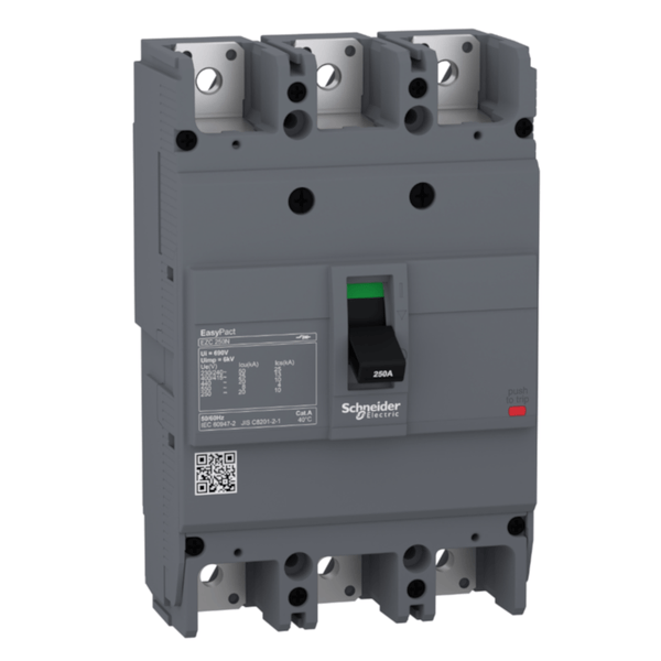 Disjuntor Caixa Moldada Tripolar 380V 250A EZC250N3250 Schneider