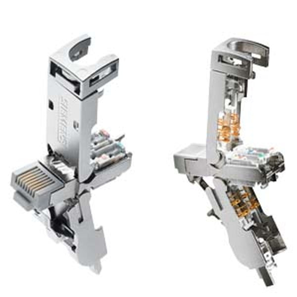 Conector Rj45 Ethernet Categoria 6A Cinza 4X2/180G 6GK19011BB122AA0 Siemens